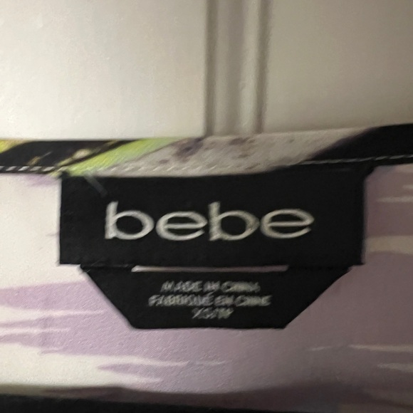 Bebe Embellished Colorful Printed Kaftan Size XS - Picture 4 of 5